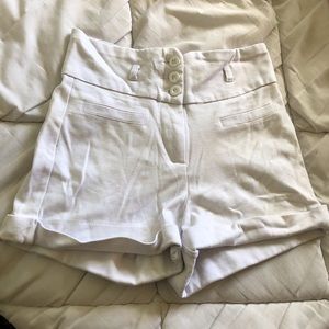 White Shorts - size small
